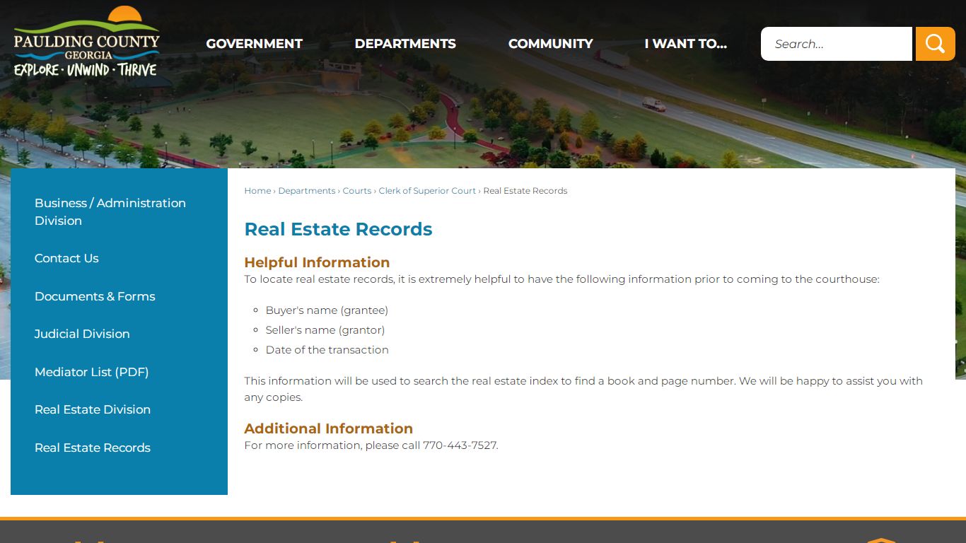 Real Estate Records | Paulding County, GA