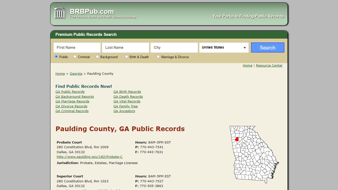 Paulding County Public Records | Search Georgia Government ...