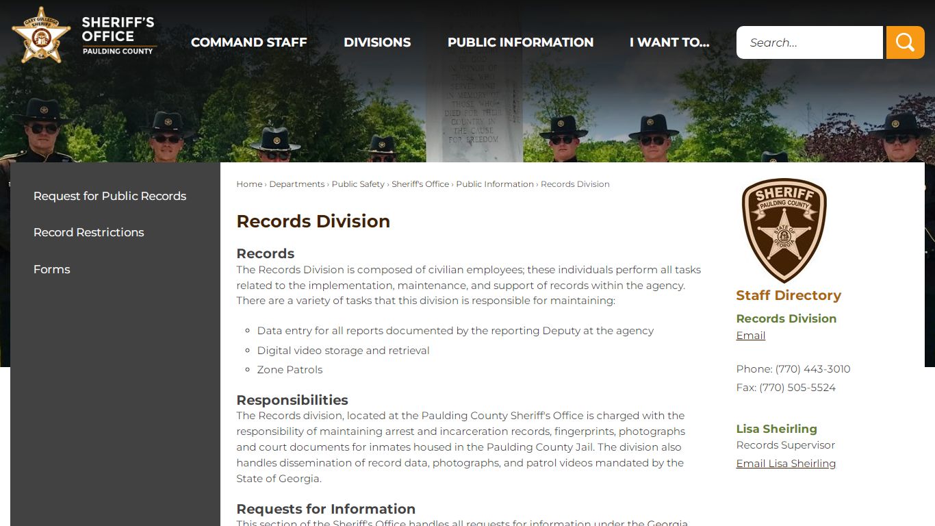 Records Division | Paulding County, GA